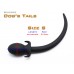 (DM115) Silicone dog tail anal plug fetish accessory